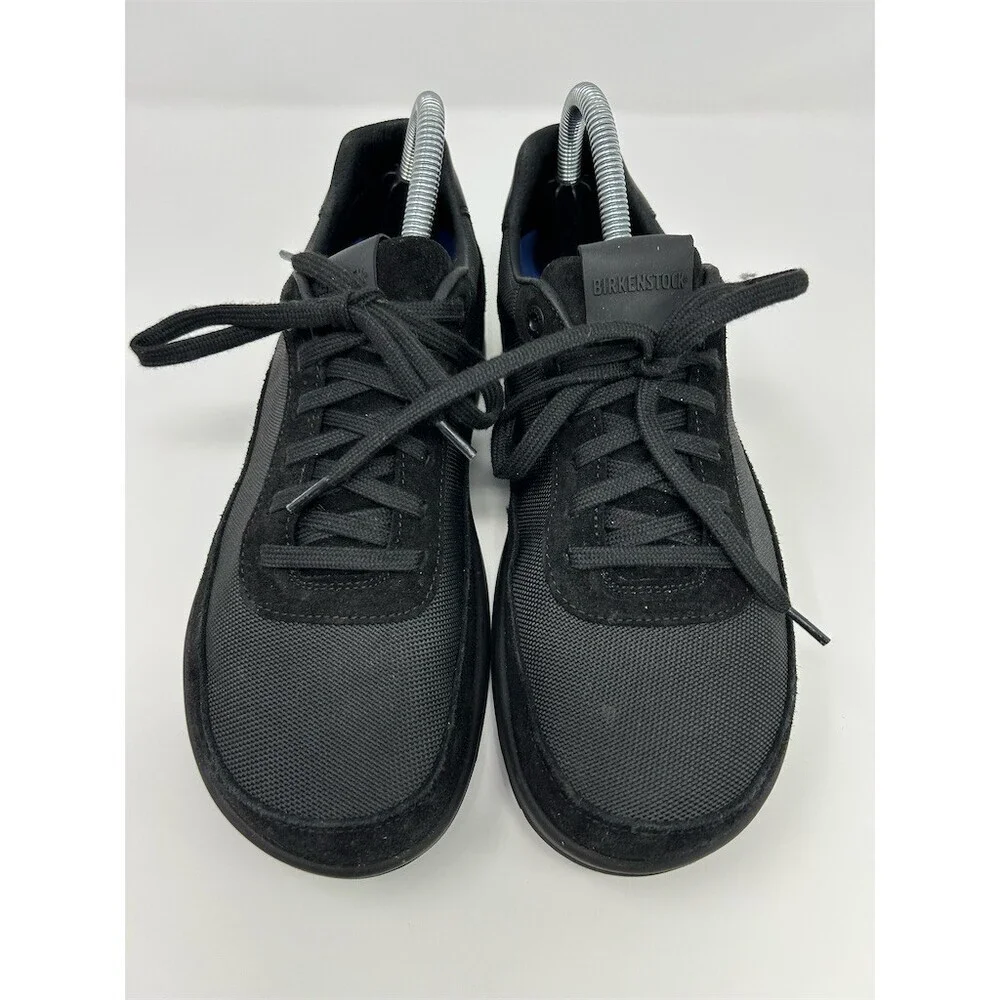 Birkenstock Honnef City Lace-Up Low Top Sneakers Black Unisex Adults Size 40